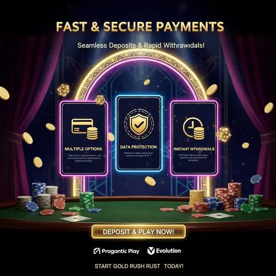 💳 Gyors és biztonságos fizetések – A pénzed villámgyorsan mozog a RollDorado-nál!